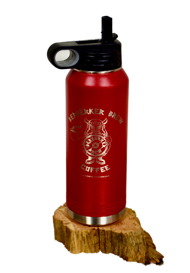 32 oz Powder Coated Sport Flask